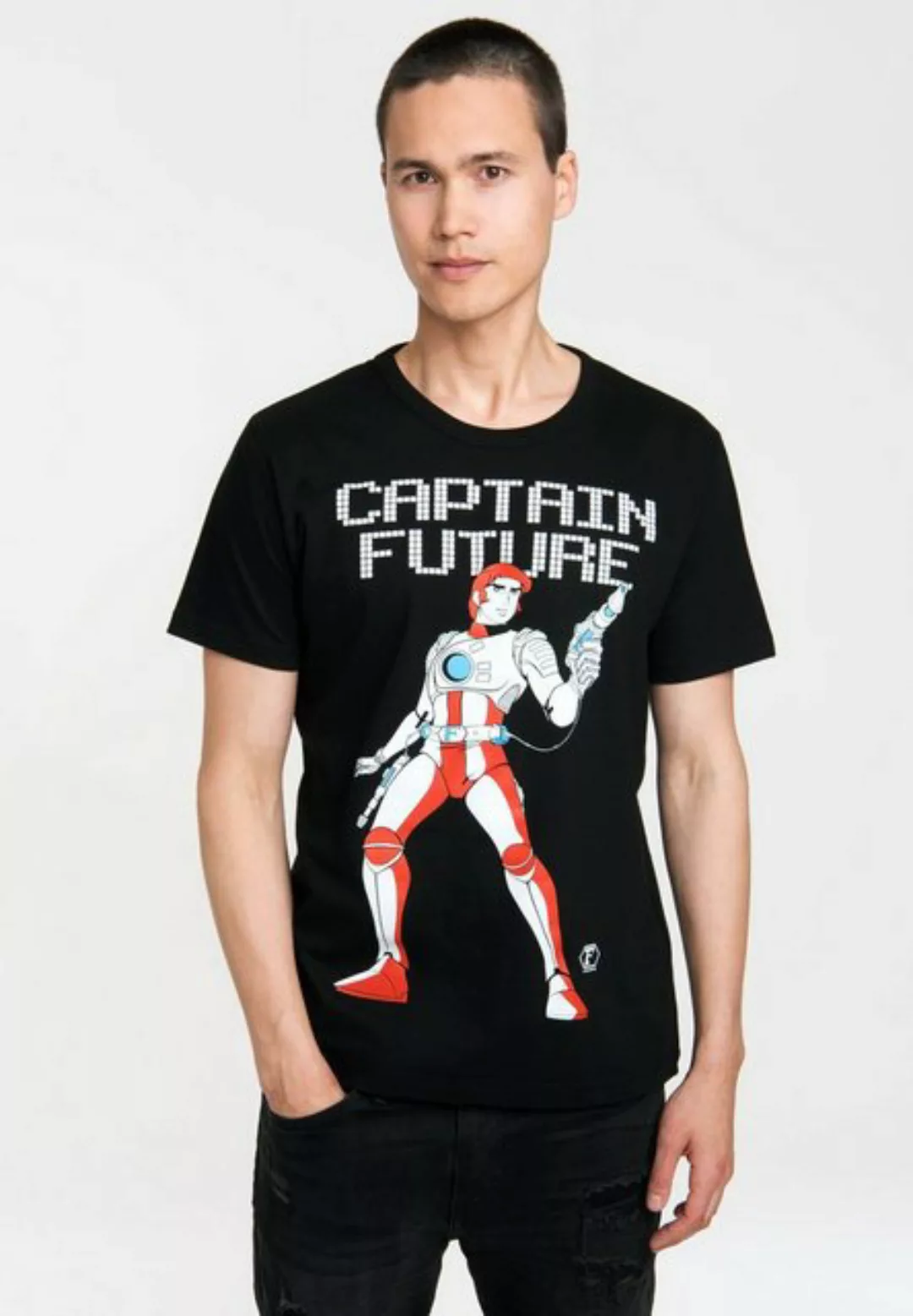 LOGOSHIRT T-Shirt Captain Future mit coolem Captain Future-Frontprint günstig online kaufen