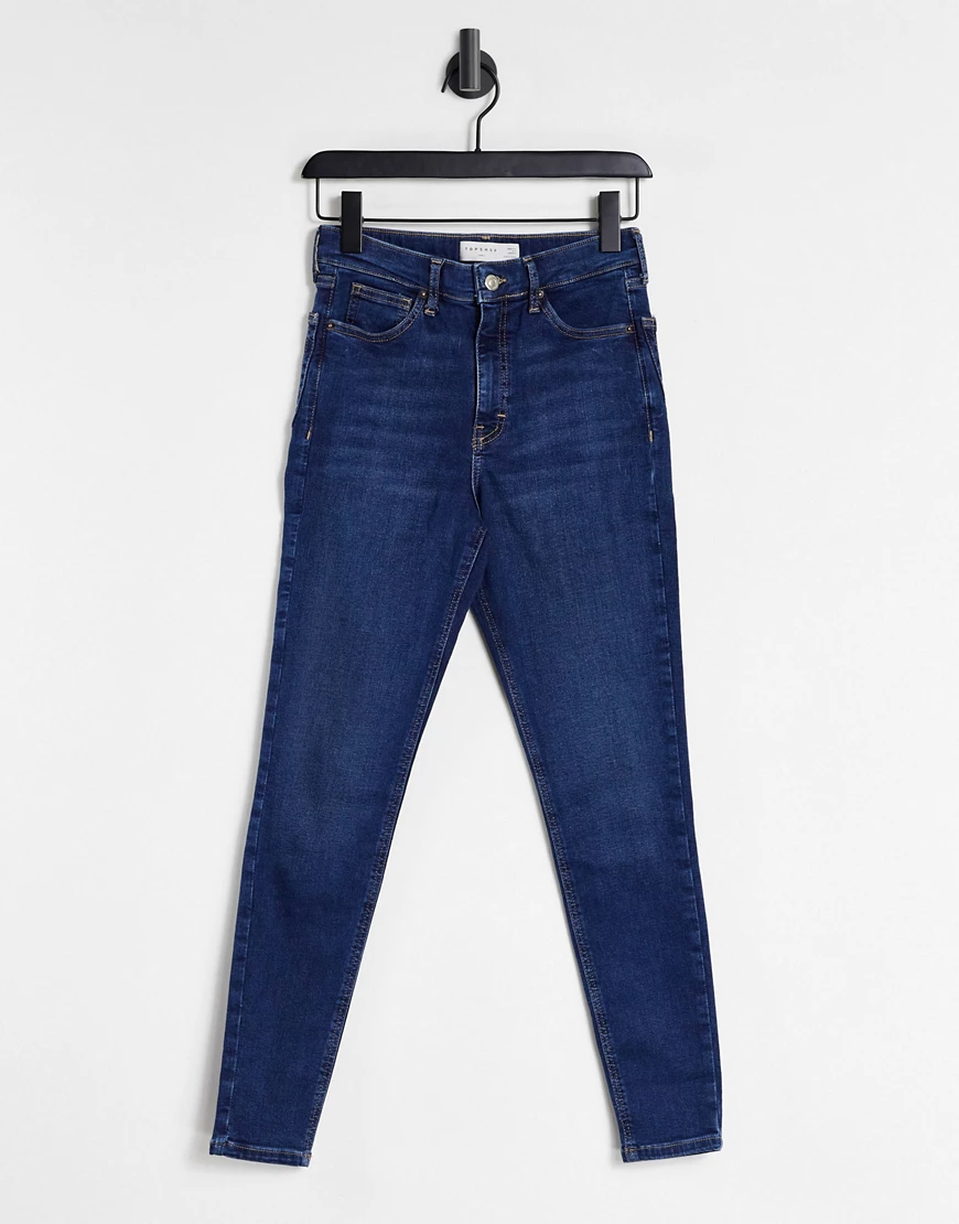 Topshop – Jamie – Jeans in Indigoblau günstig online kaufen