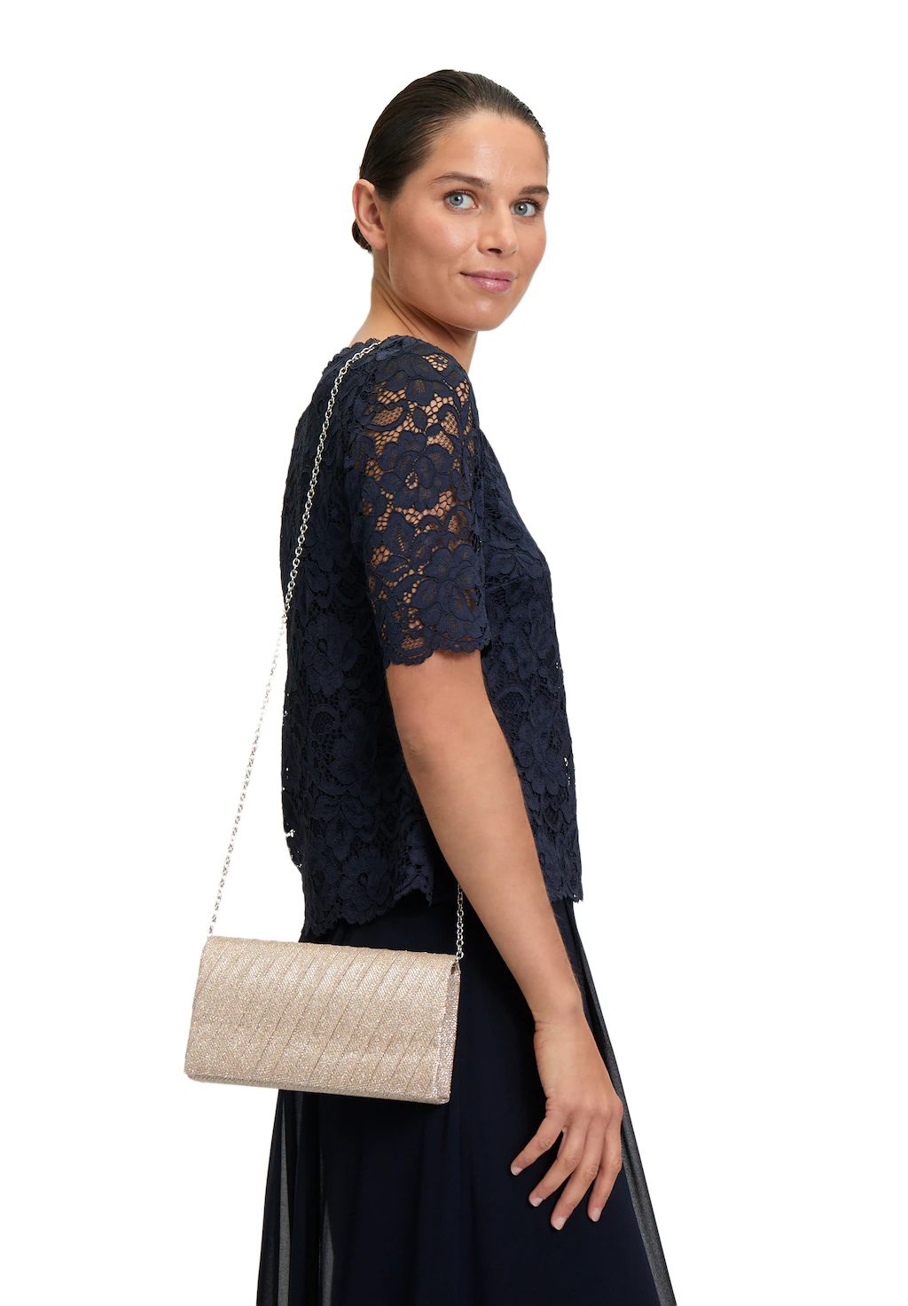 Vera Mont Abendtasche "Vera Mont Clutch-Tasche im Glitzer-Look", Falten günstig online kaufen