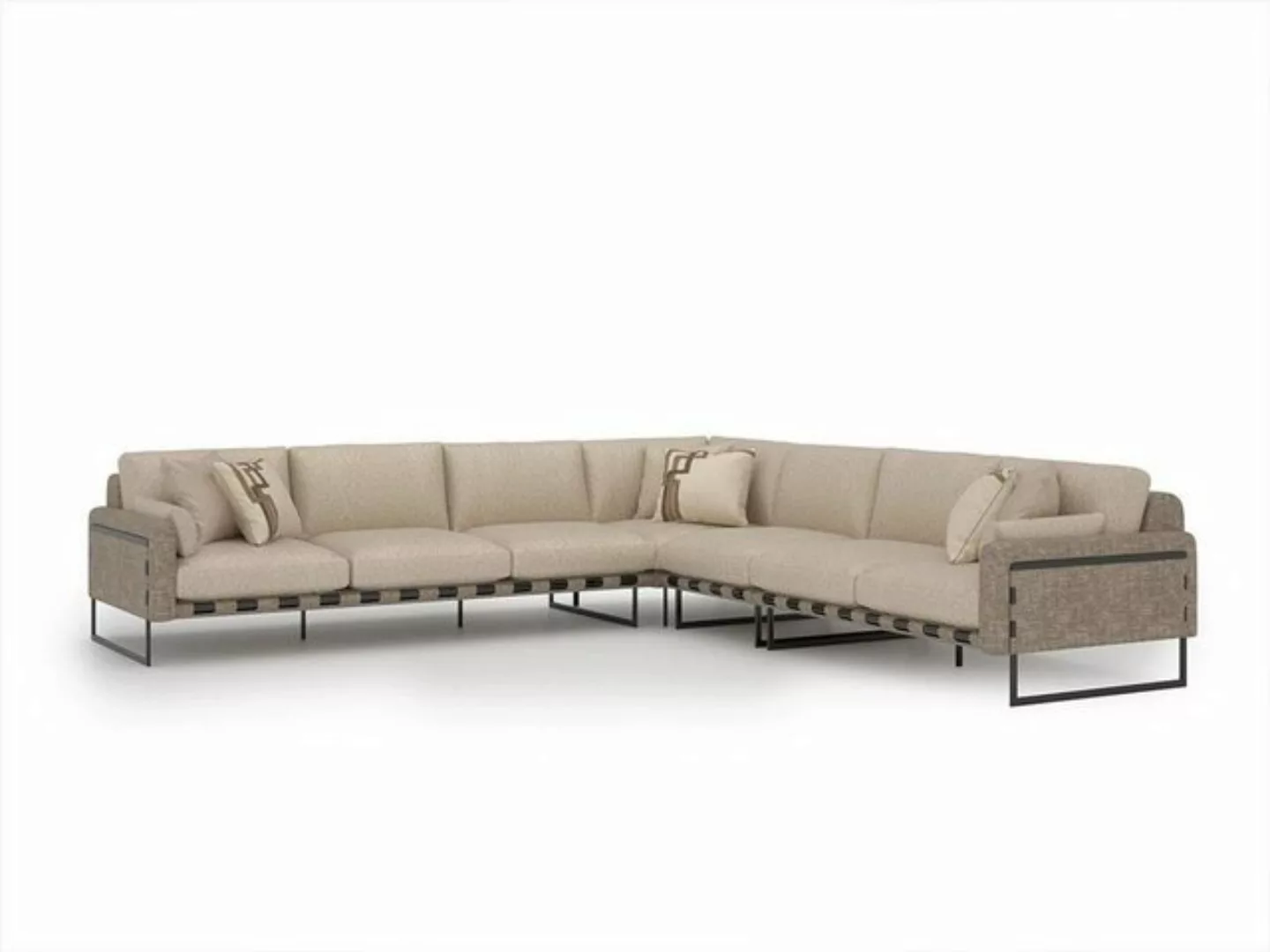 JVmoebel Ecksofa Wohnzimmer Ecksofa L-Form Luxus Polster Sitz Einrichtung P günstig online kaufen