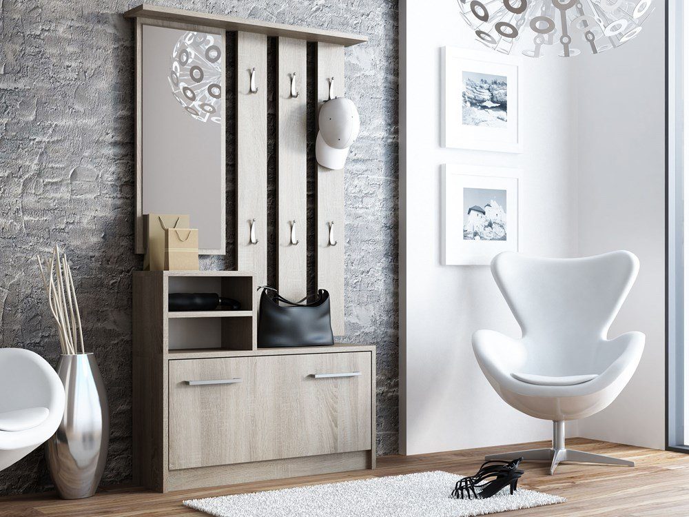 TOPESHOP Garderoben-Set Traumgarderobe: Kleiderschrank, Garderobenständer & günstig online kaufen