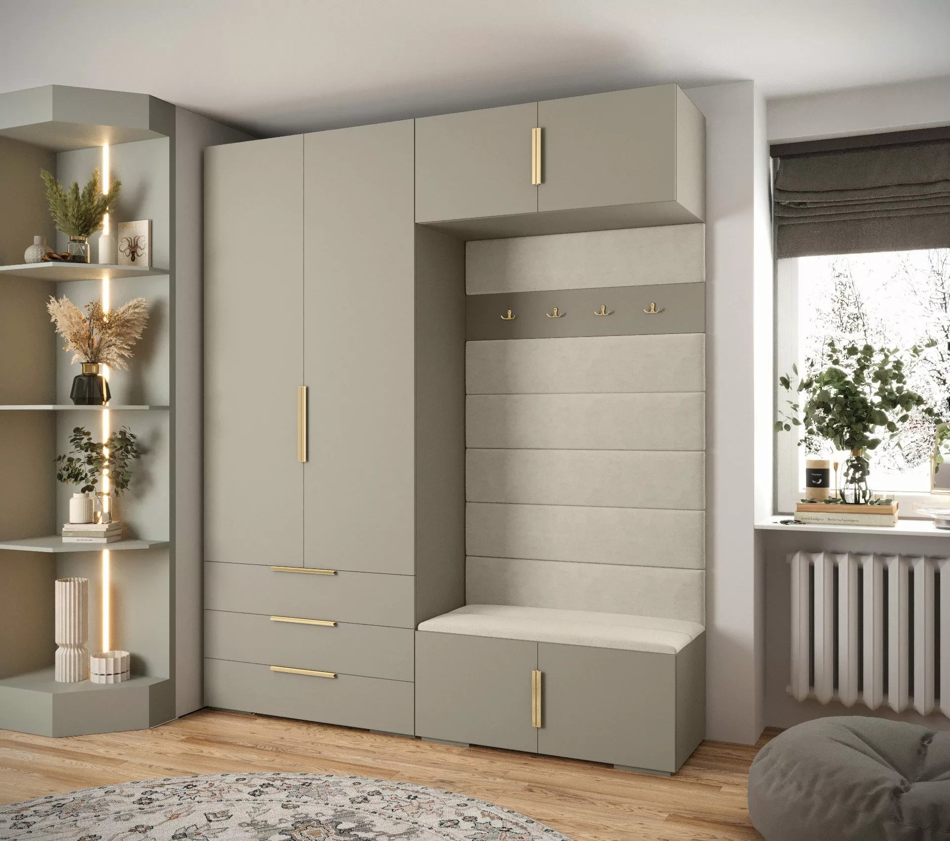 ABIKS MÖBEL Kompaktgarderobe INOVA 1 SATZ günstig online kaufen
