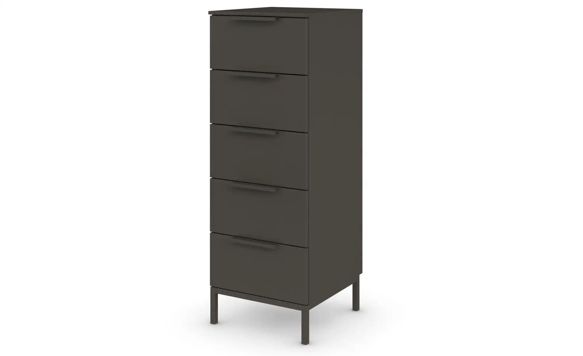 Kommode  Frome ¦ schwarz ¦ Maße (cm): B: 40 H: 111 Kommoden & Sideboards > günstig online kaufen