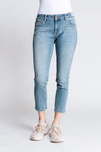 Zhrill Caprijeans im Used-Look günstig online kaufen