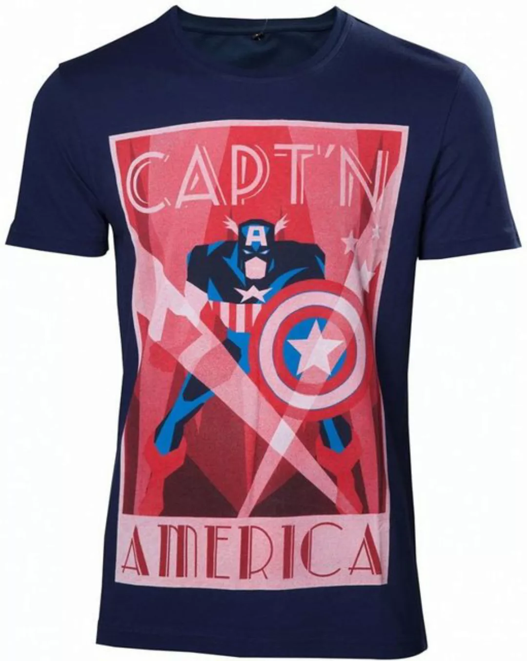 DIFUZED T-Shirt Marvel - Captain America Retro günstig online kaufen