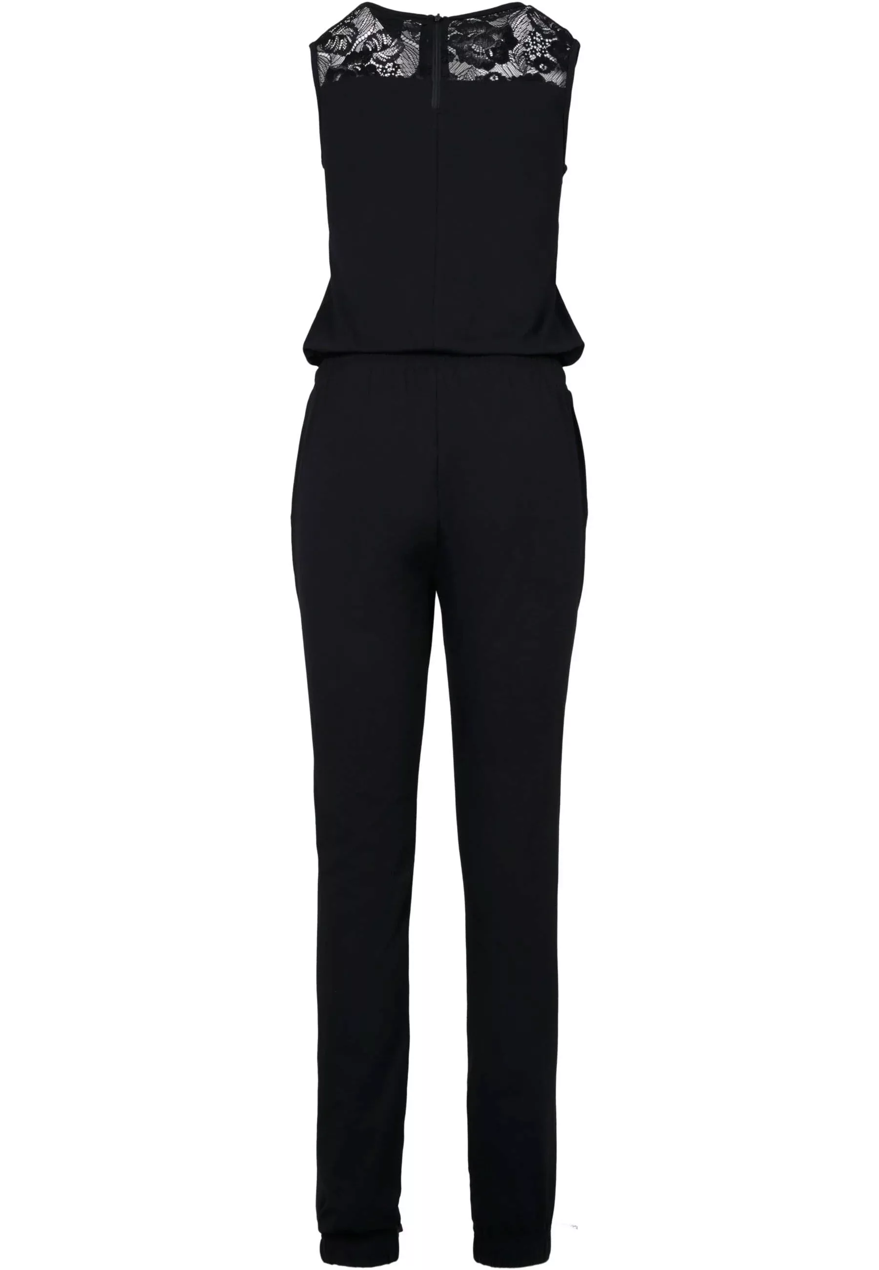 URBAN CLASSICS Jumpsuit "Urban Classics Damen Ladies Lace Block Jumpsuit", günstig online kaufen