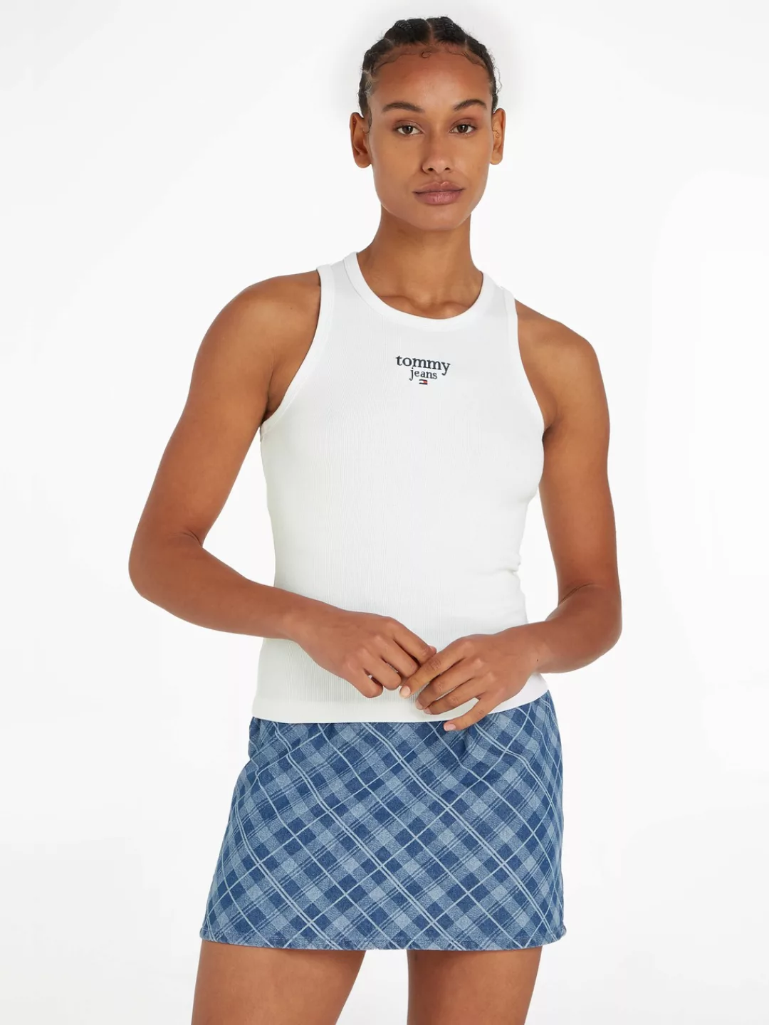 Tommy Jeans Curve Tanktop "TJW SLM ESSENTIAL LOGO 1TANK EXT", Große Größen günstig online kaufen