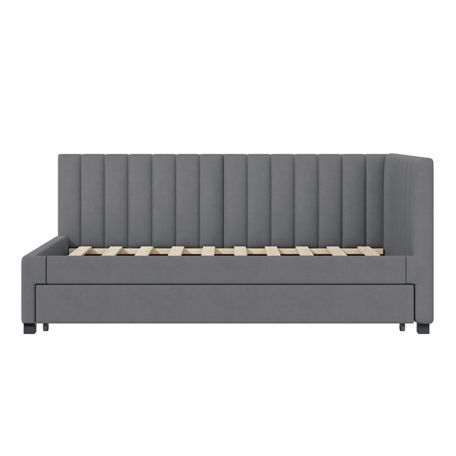 Odikalo Polsterbett Jugendbett 90*200cm, Ausziehbares Schlafsofa, Multifunk günstig online kaufen