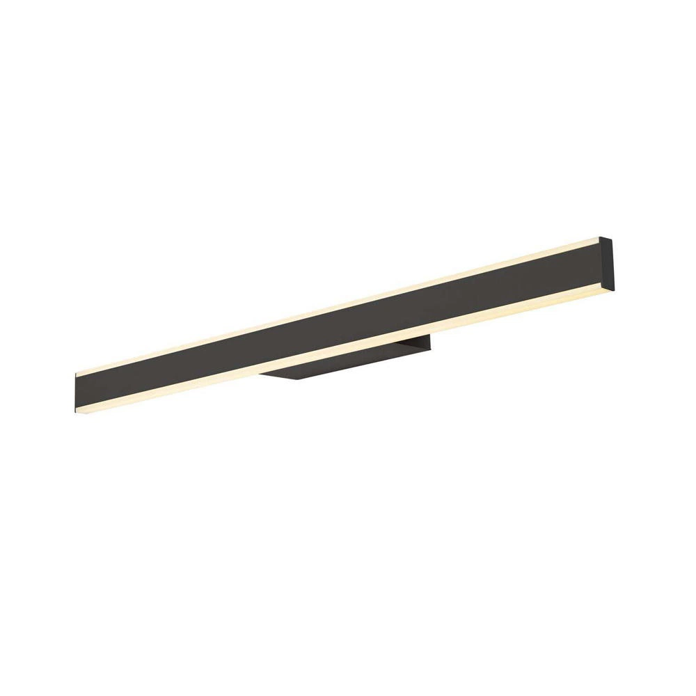 LED Wandleuchte One Linear 70 in Schwarz-matt 2x 20W 2200lm IP44 günstig online kaufen