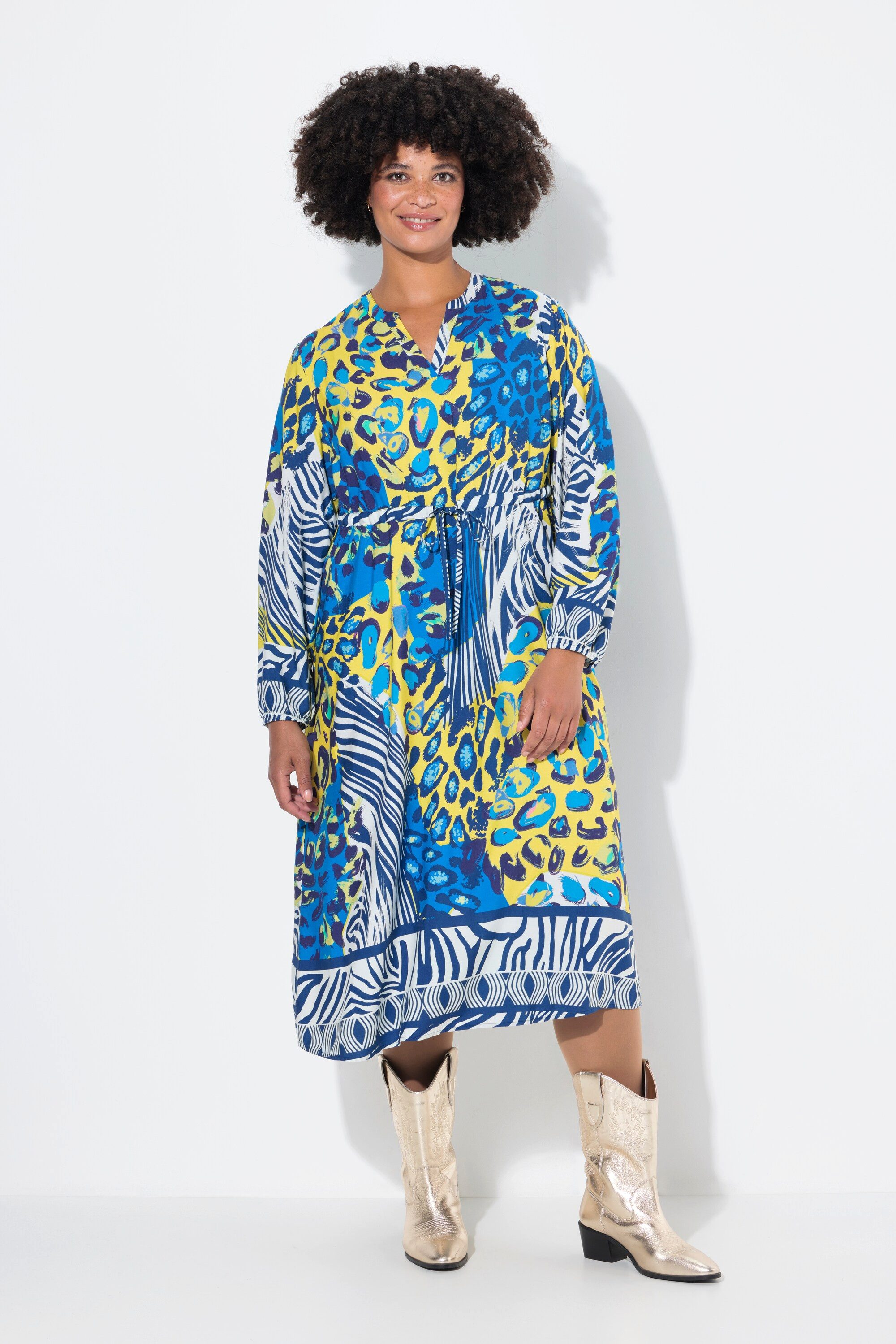 Angel of Style Midikleid Midikleid Animalmix-Print günstig online kaufen