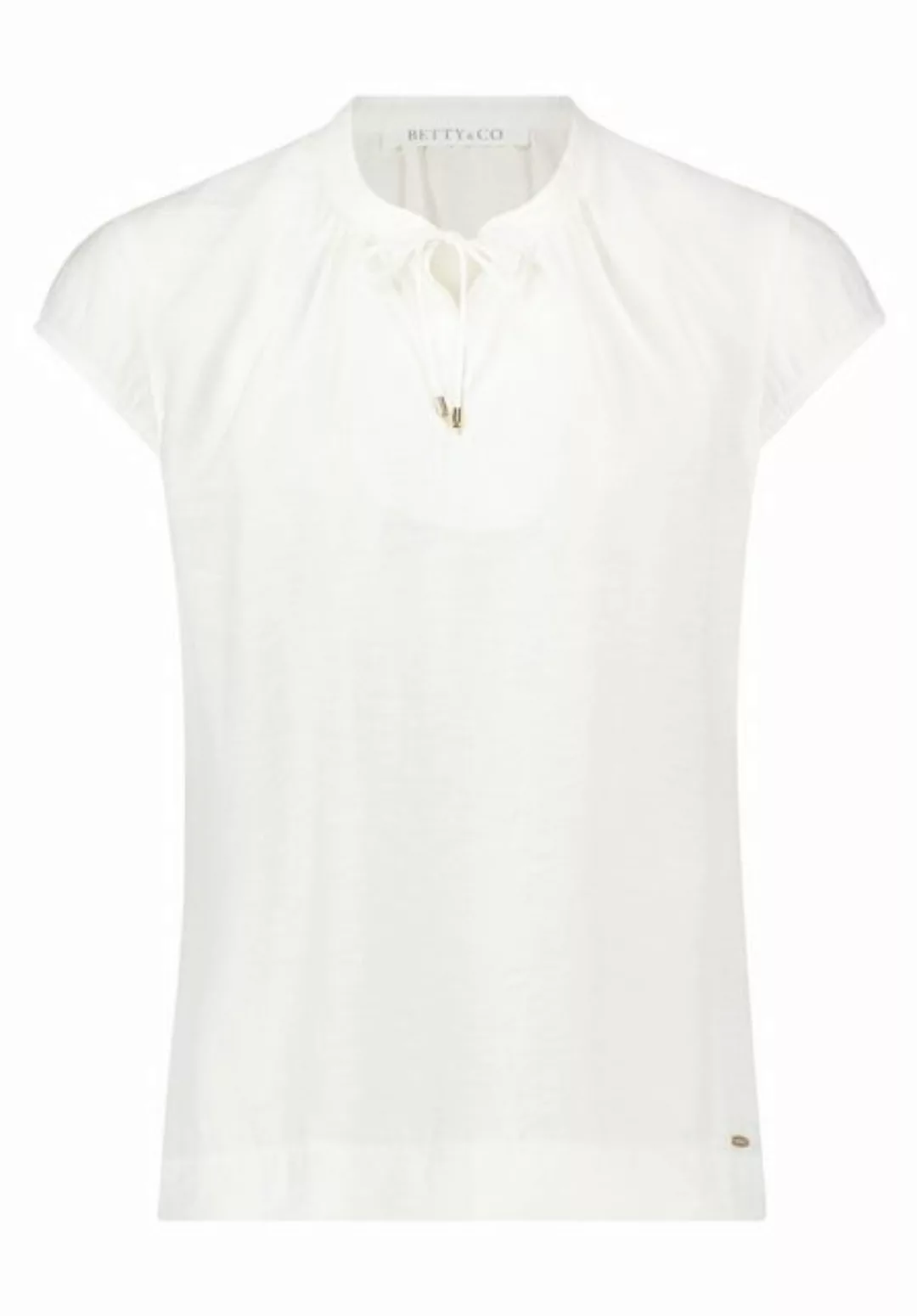 Betty&Co Blusenshirt Bluse Kurz 1/2 Arm, Offwhite günstig online kaufen