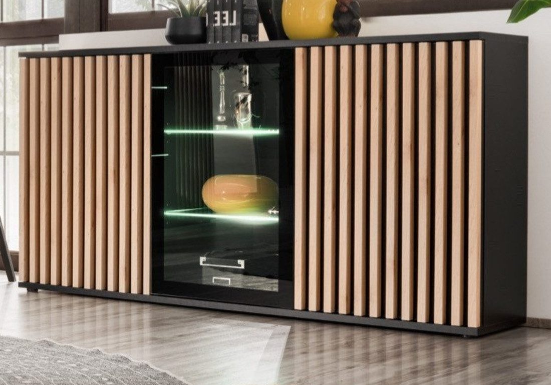 Furn.Design Sideboard Morgan (Kommode in schwarz günstig online kaufen