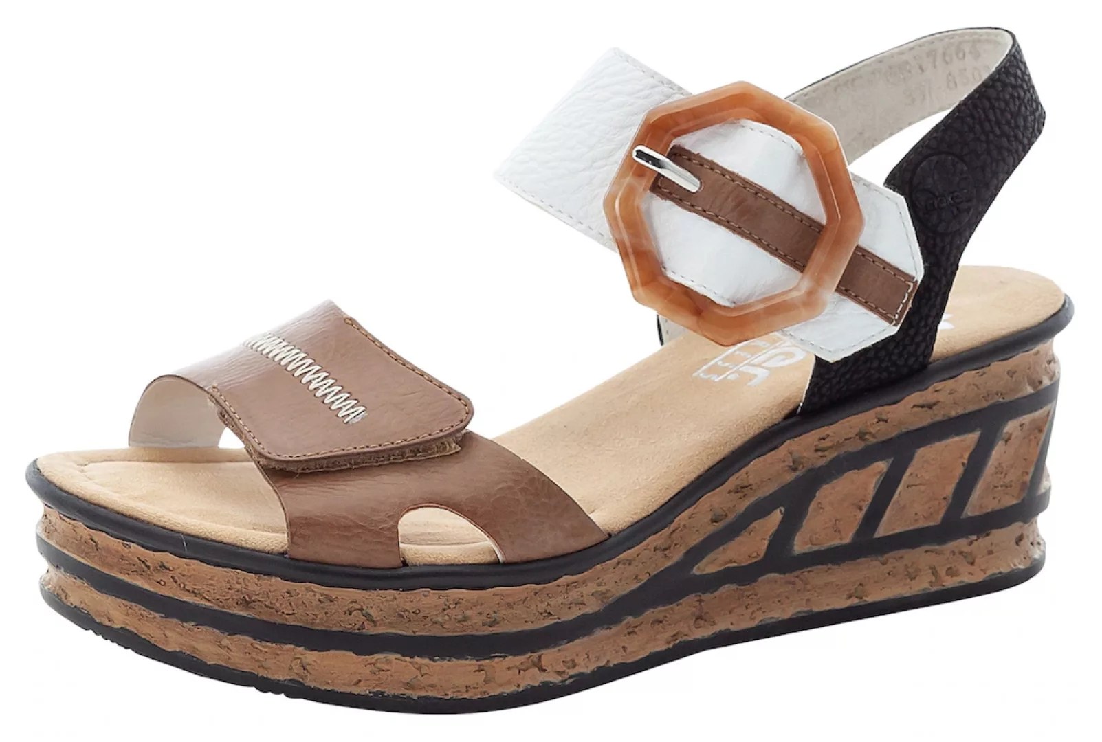 Rieker Sandalette, Sommerschuh, Sandale, Keilabsatz, im modischen Look günstig online kaufen