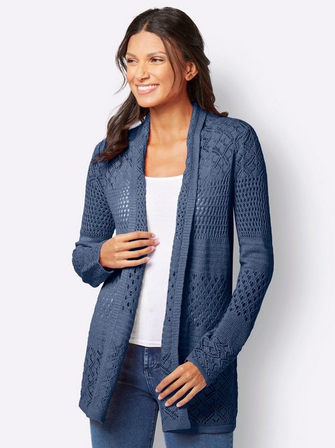 Sieh an! Strickjacke Ajourstrickjacke günstig online kaufen