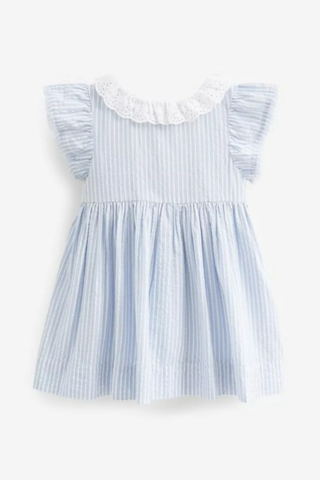 Next Sommerkleid Kleid mit Kragen mit Lochstickerei (1-tlg) günstig online kaufen