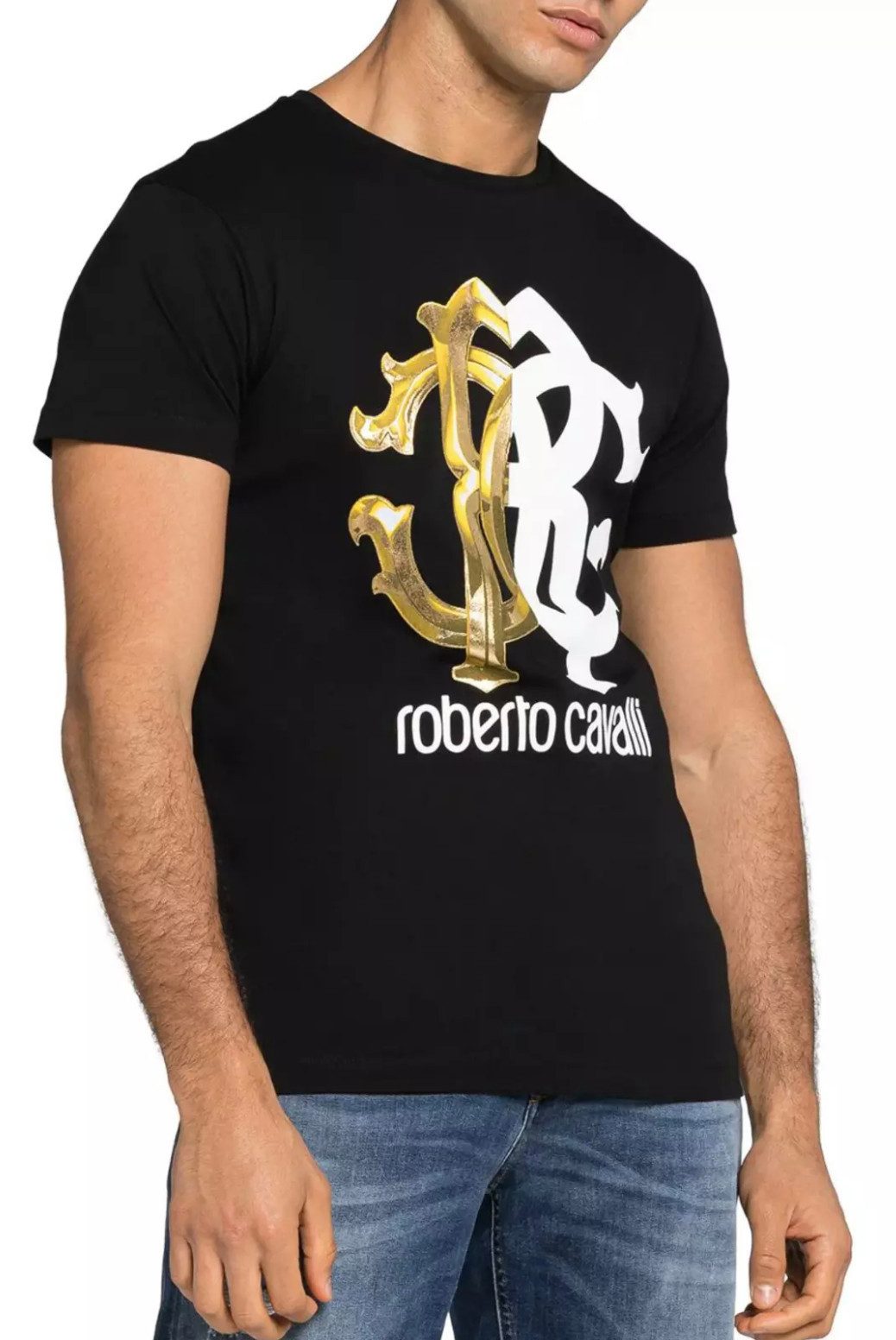 roberto cavalli T-Shirt Firenze RC Logo günstig online kaufen