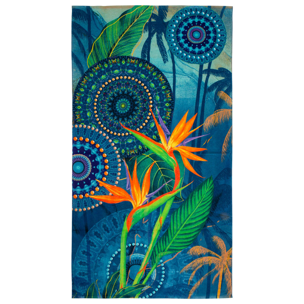 Strandtuch Zehra Multi Baumwolle B/L: ca. 100x180 cm günstig online kaufen