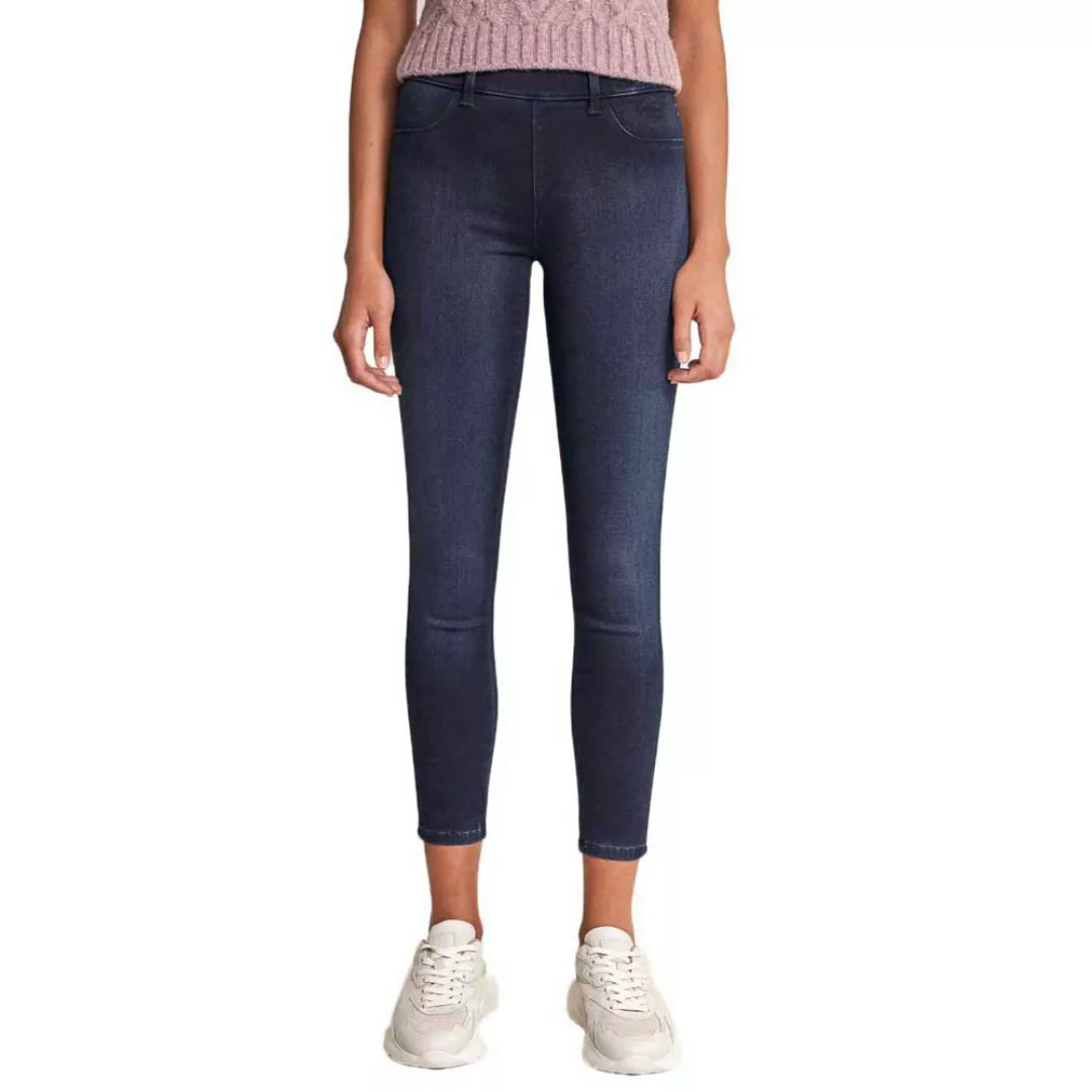 Salsa Jeans Push Up Wonder Medium Waist Capri Jeggings Jeans 34 Blue günstig online kaufen