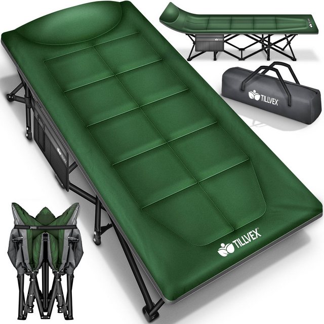 tillvex Feldbett tillvex® Campingbett klappbar mit Tragetasche, Campinglieg günstig online kaufen