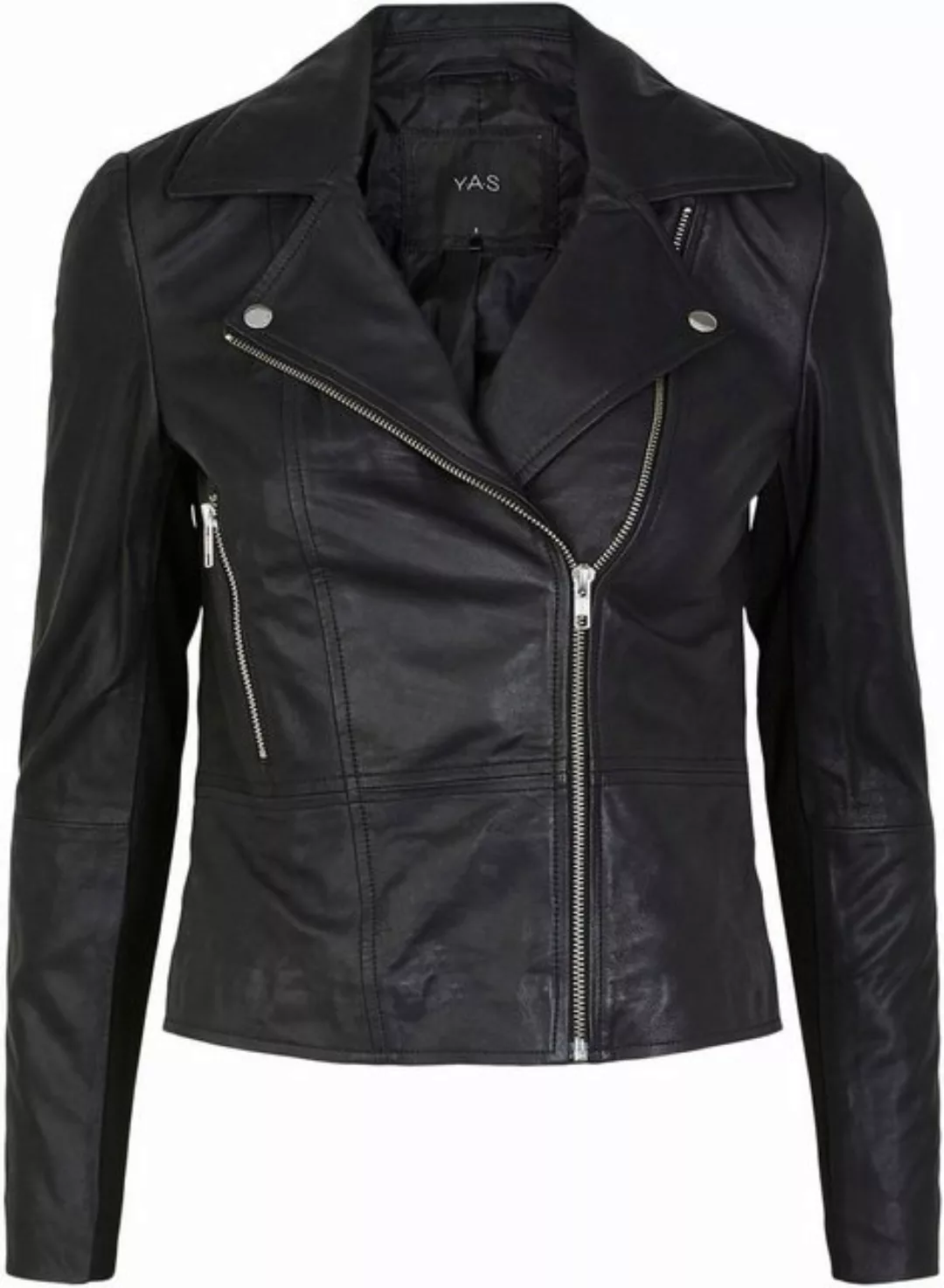 Y.A.S Lederjacke YASSOPHIE LEATHER JACKET mit Biker Details günstig online kaufen