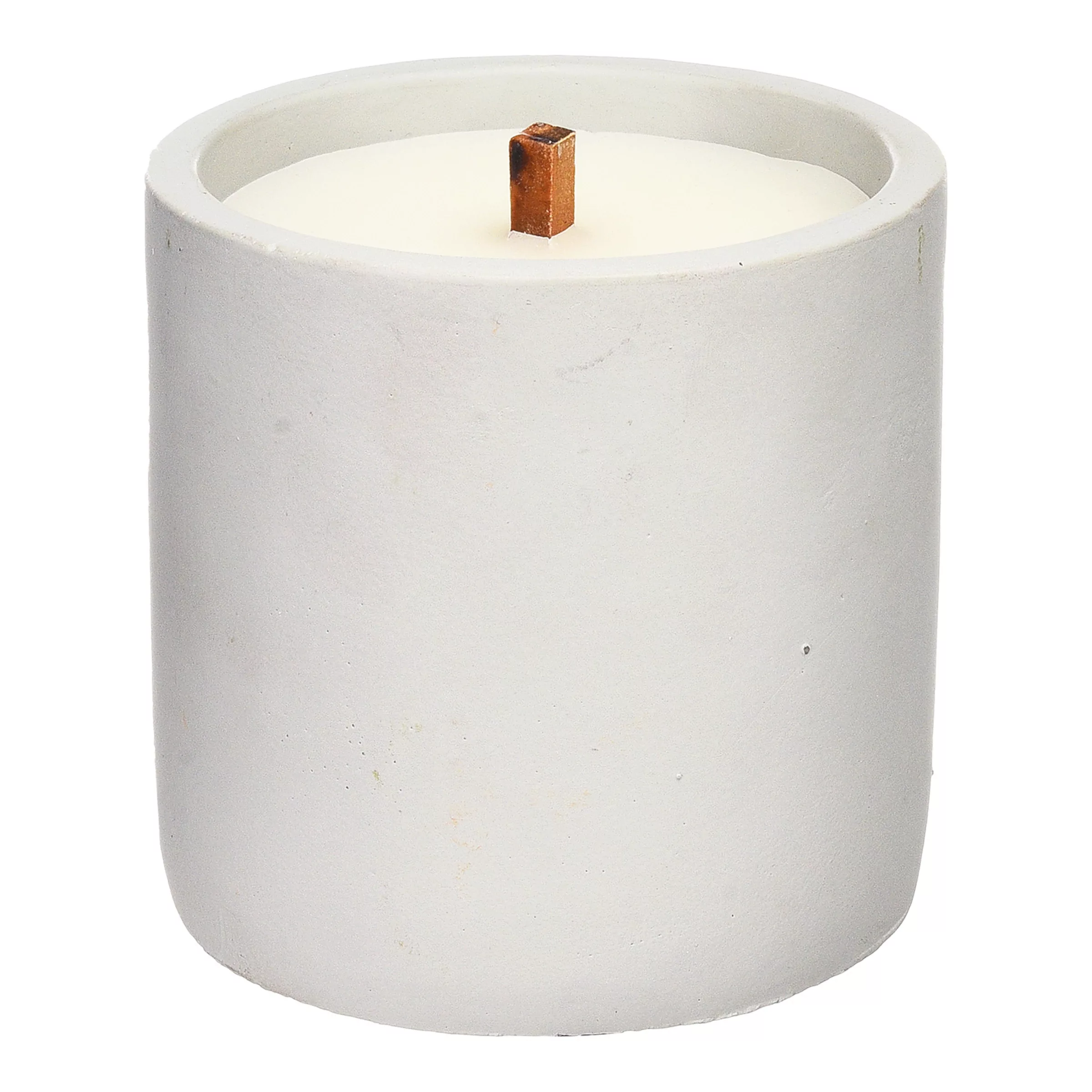 Duftkerze Citronella ca.10x10c, hellgrau günstig online kaufen