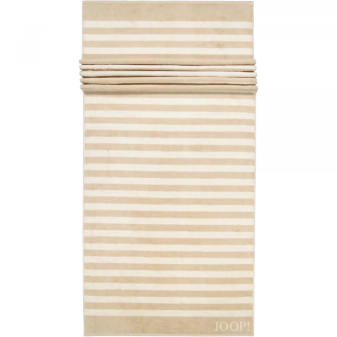 JOOP! Classic - Stripes 1610 - Farbe: Sand - 30 - Saunatuch 80x200 cm günstig online kaufen