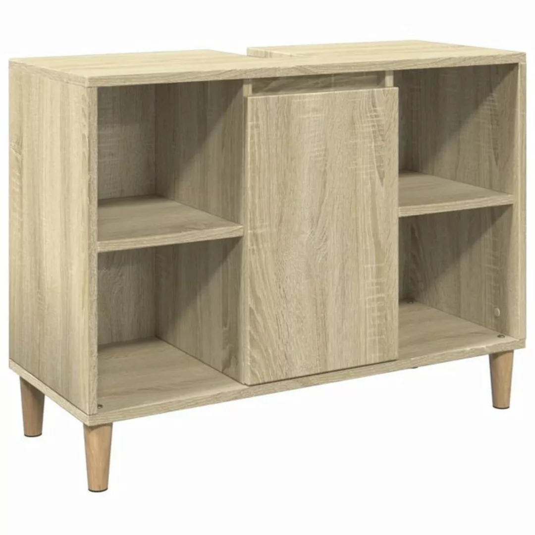 vidaXL Badezimmerspiegelschrank Badschrank Sonoma-Eiche 80x33x60 cm Holzwer günstig online kaufen