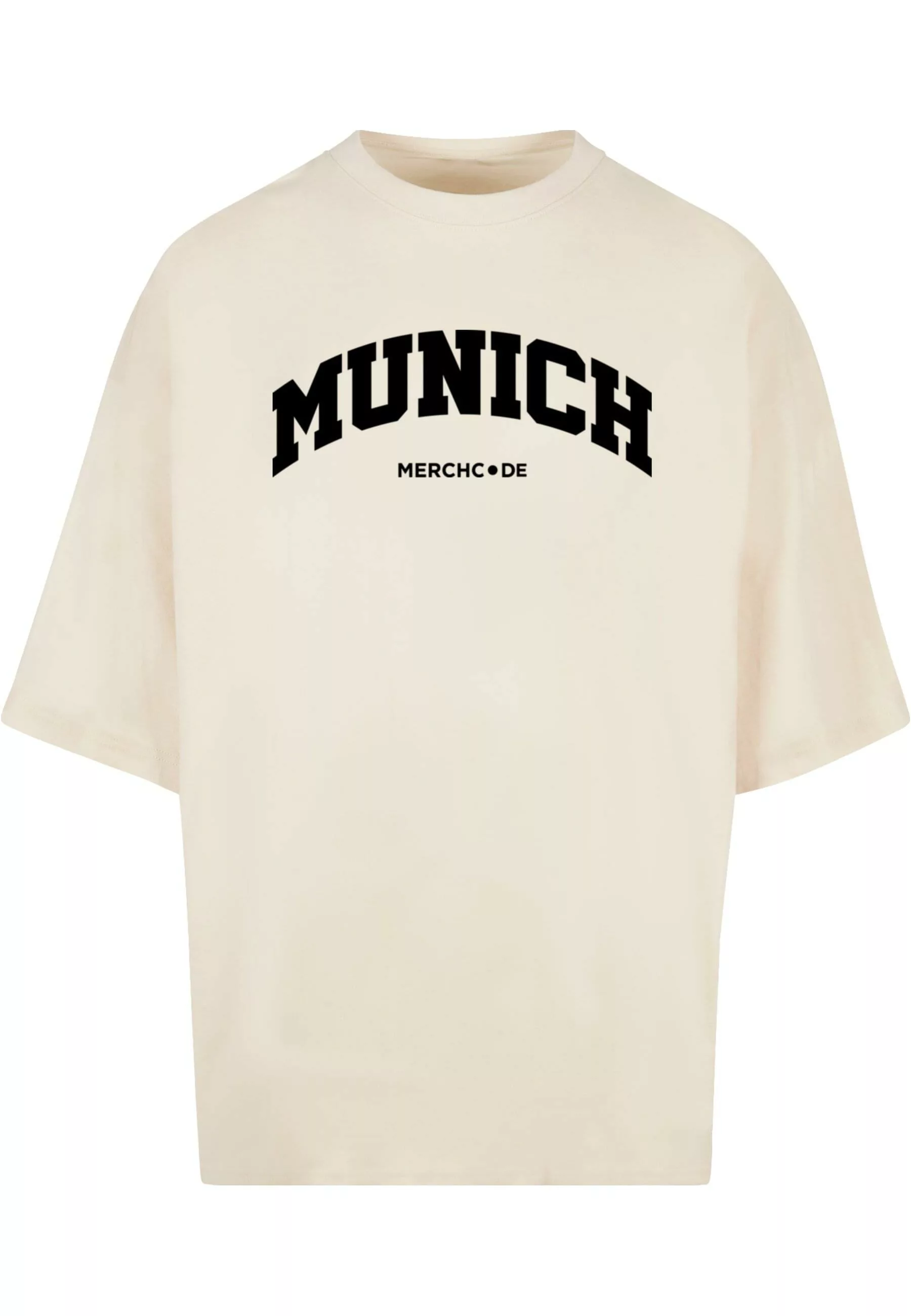 Merchcode T-Shirt "Merchcode Herren Munich Wording - Huge Tee" günstig online kaufen