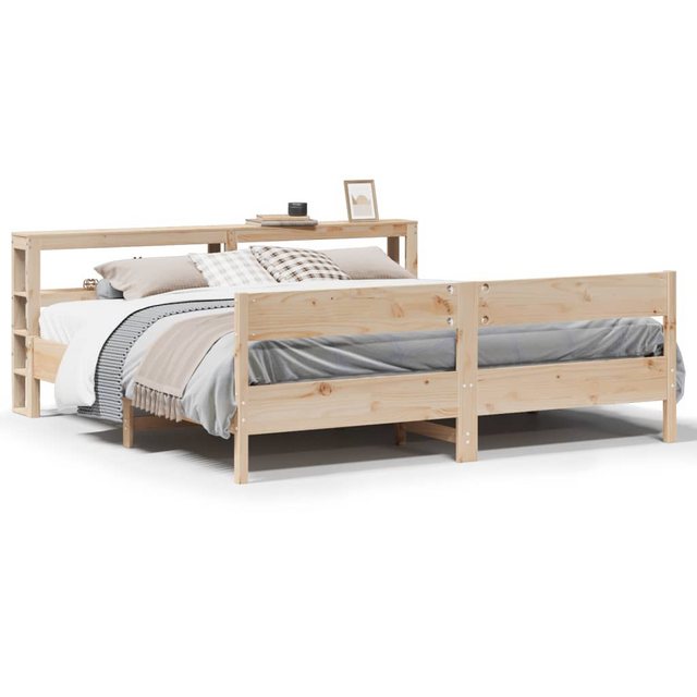 vidaXL Bett, Massivholzbett ohne Matratze 180x200 Kiefernholz günstig online kaufen