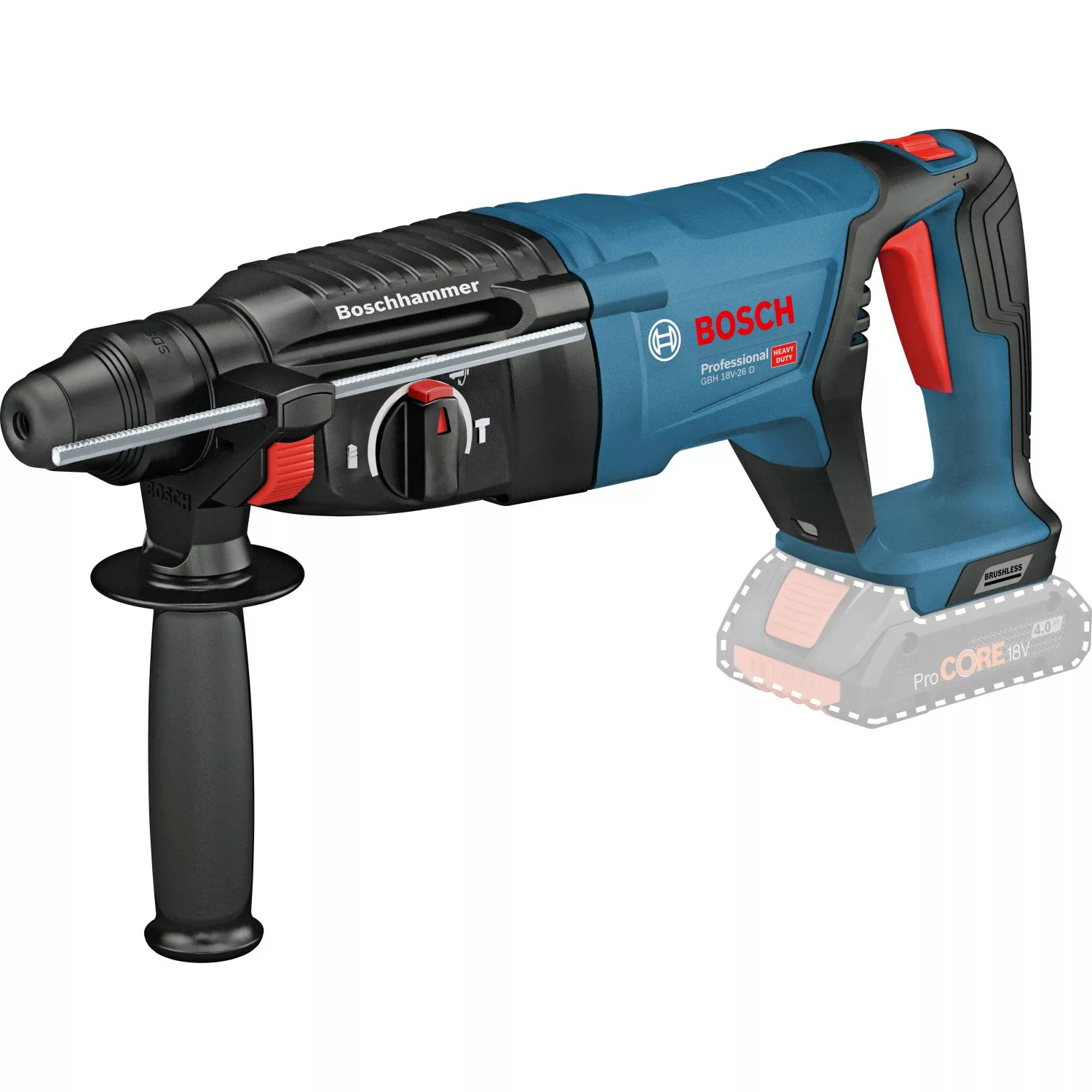 Bosch Professional Akku-Bohrhammer GBH 18V-26D Solo günstig online kaufen