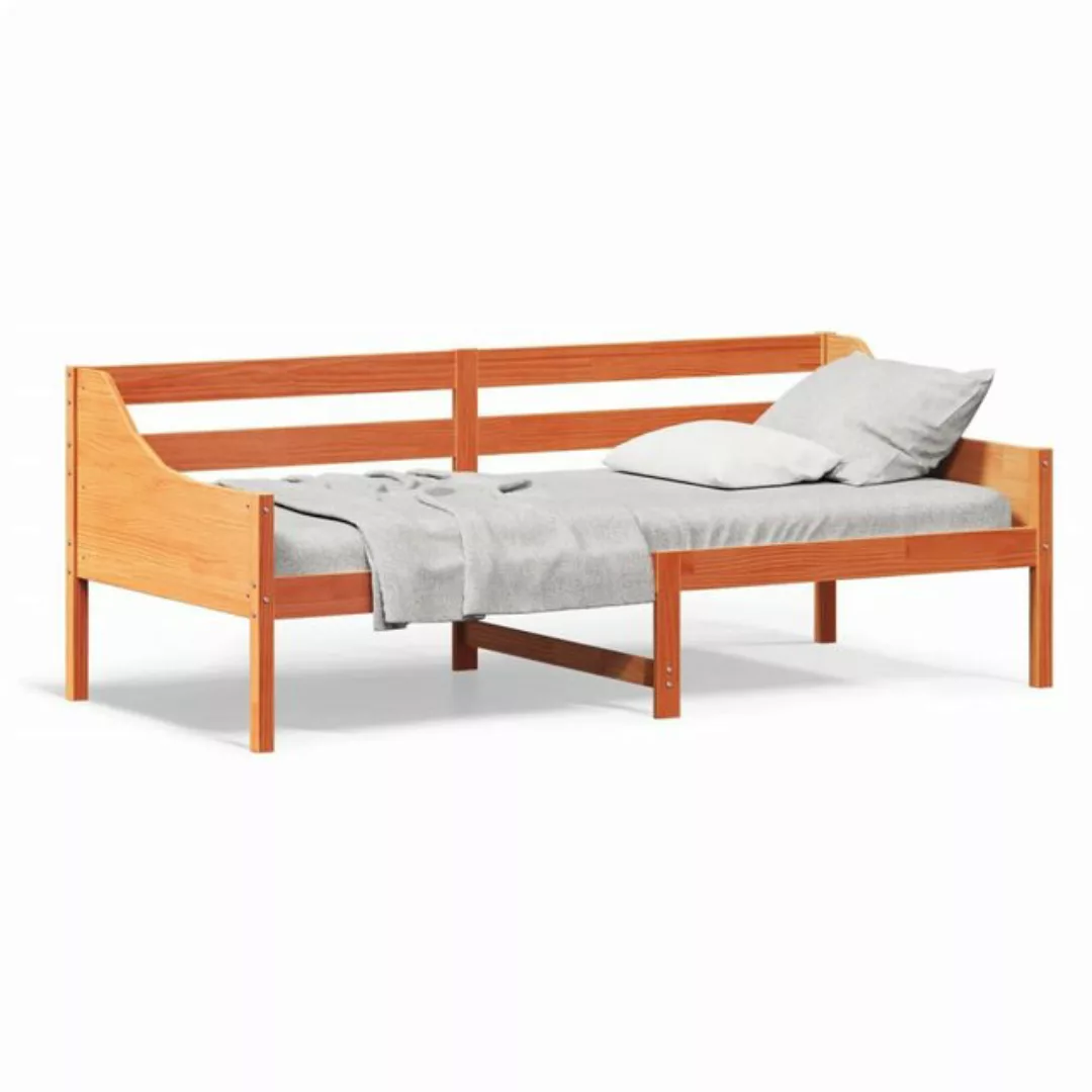 vidaXL Gästebett vidaXL Gästebett Tagesbett Wachsbraun 100x200 cm Massivhol günstig online kaufen