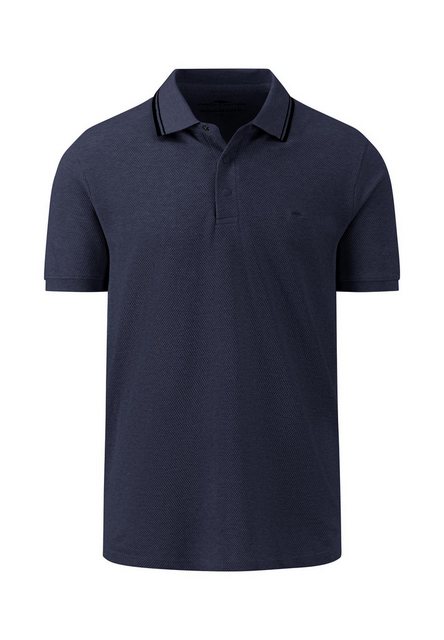 FYNCH-HATTON Kurzarmshirt Polo, Popcorn Structure günstig online kaufen