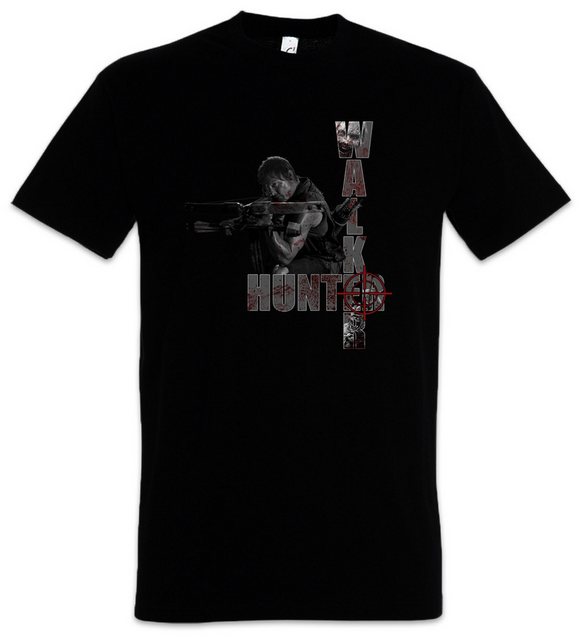 Urban Backwoods Print-Shirt Hunter Daryl Dixon Herren T-Shirt Beißer TV The günstig online kaufen