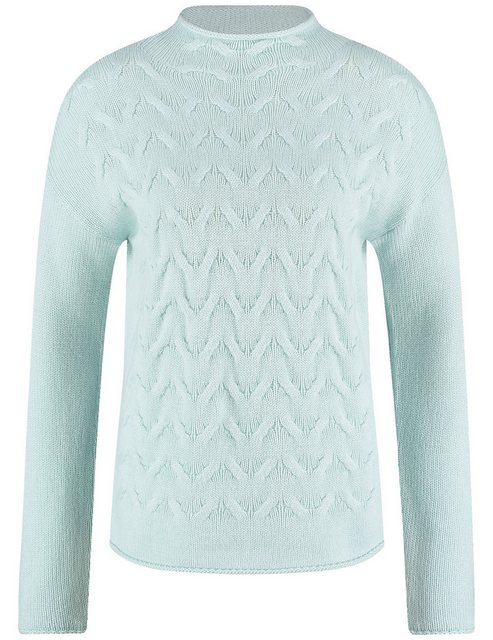 GERRY WEBER Rundhalspullover Wollpullover mit Kaschmiranteil günstig online kaufen