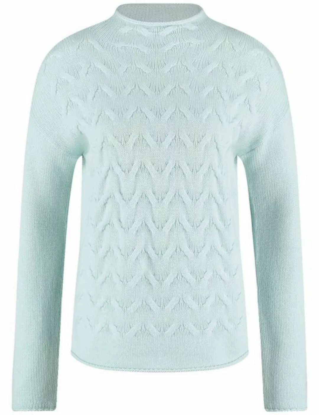 GERRY WEBER Rundhalspullover Wollpullover mit Kaschmiranteil günstig online kaufen