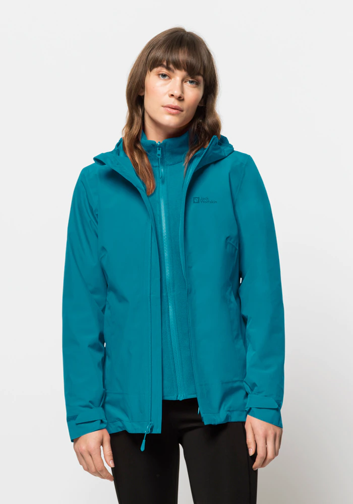 Jack Wolfskin 3-in-1-Funktionsjacke "MOONRISE 3IN1 JKT W", mit Kapuze günstig online kaufen