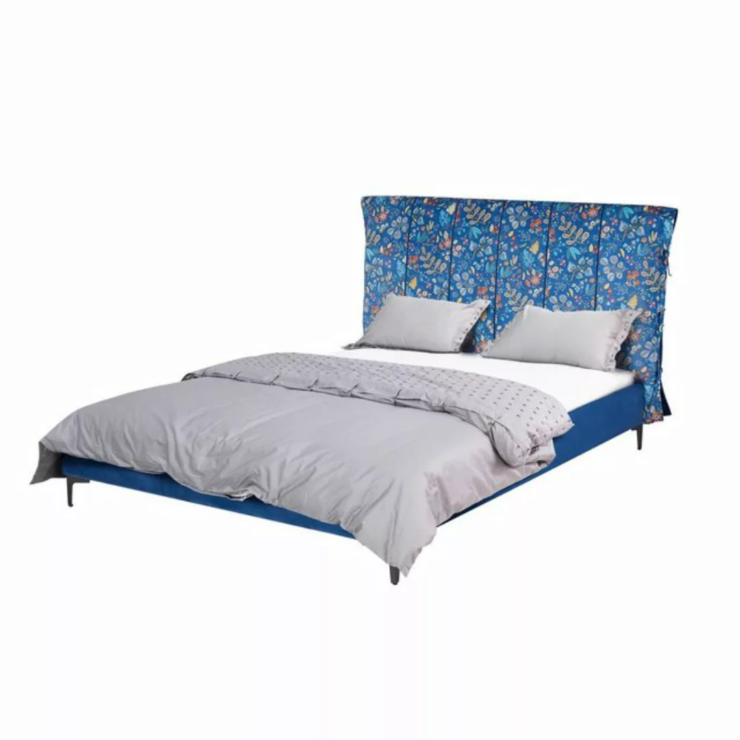 HTI-Living Bettgestell Doppelbett 140 x 200 cm Roxbury Blue Fantasy (Stück, günstig online kaufen