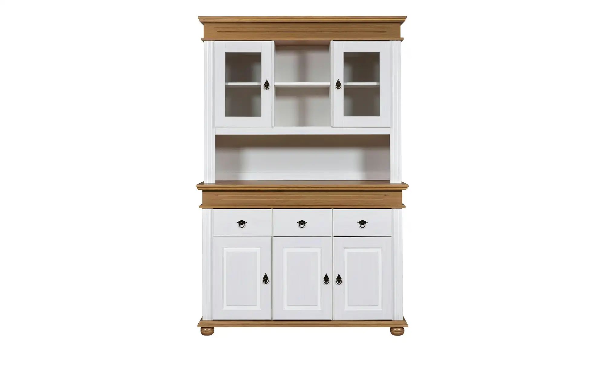 Buffet aus Massivholz Fehmarn ¦ weiß ¦ Maße (cm): B: 141,3 H: 212,6 T: 46.3 günstig online kaufen