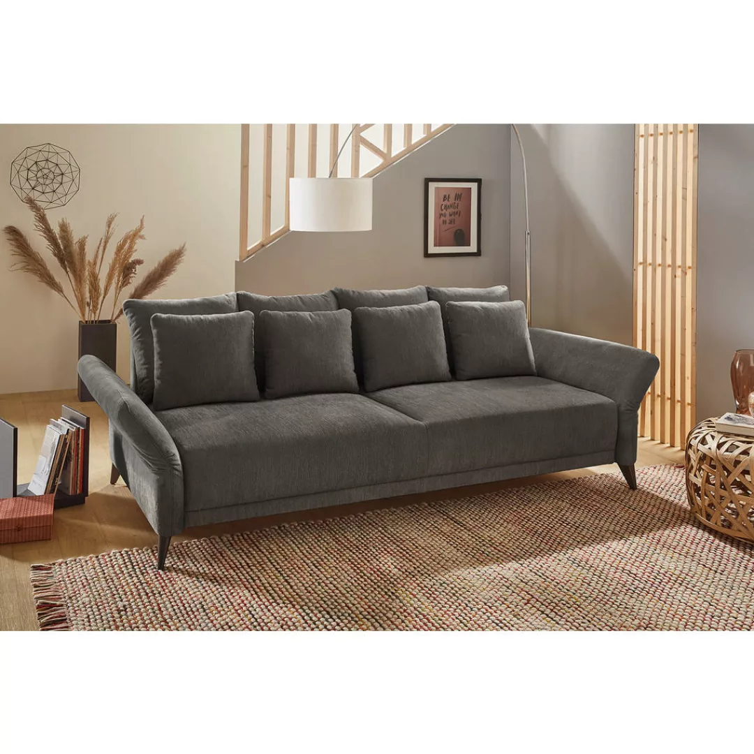 Big Sofa dunkelgrau B/T: ca. 223x115 cm günstig online kaufen