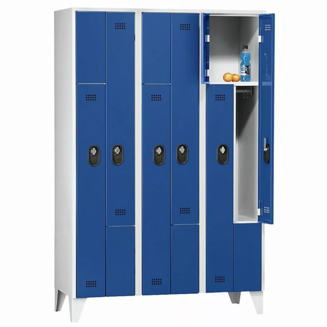 WOLF Garderobenschrank Breite: 1200 mm x Tiefe: 500 mm x Höhe: 1850 mm feue günstig online kaufen