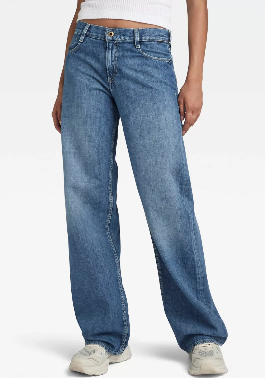 G-Star RAW Weite Jeans Judee (1-tlg) Plain/ohne Details günstig online kaufen