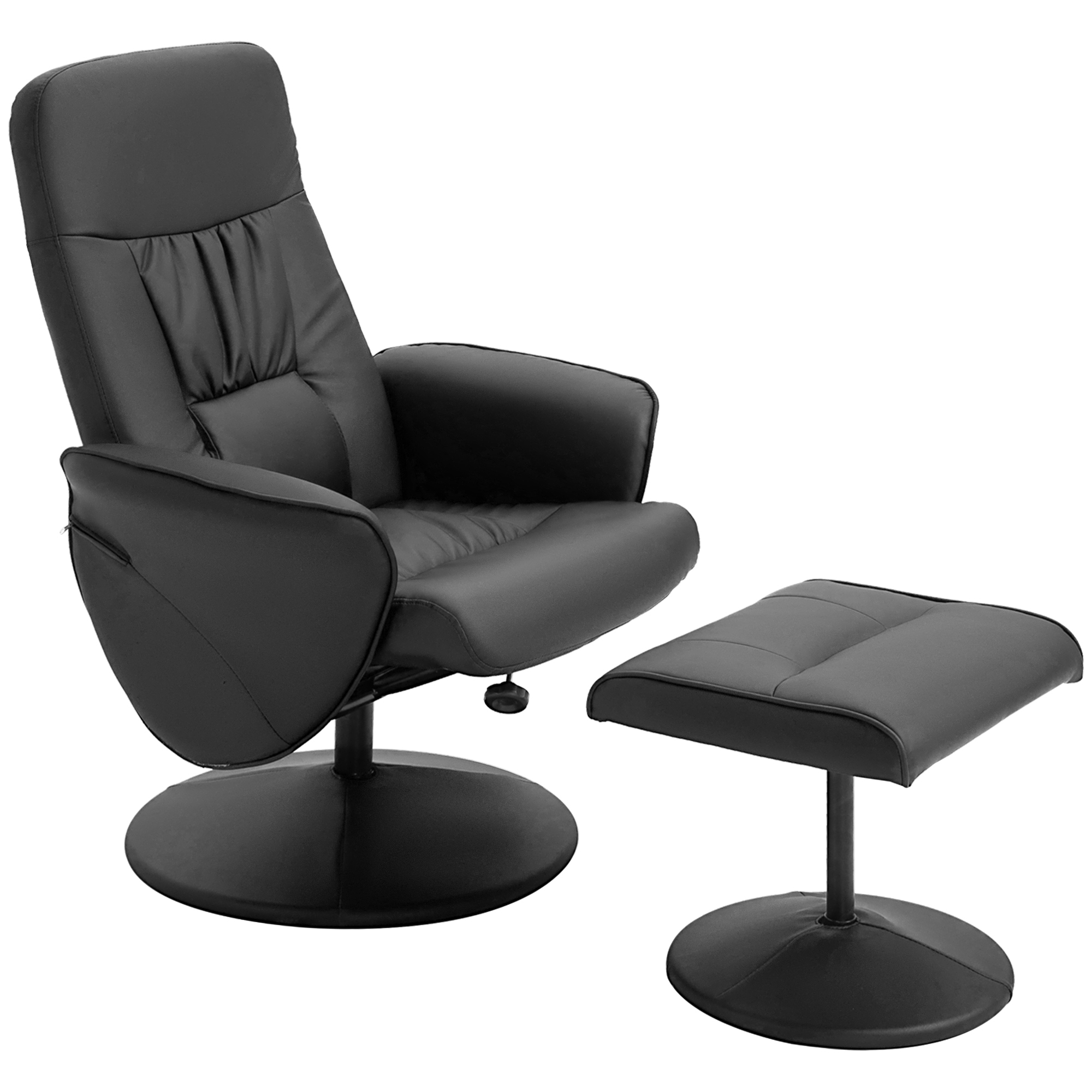HOMCOM Relaxsessel mit Fußhocker Relaxsessel Schwenkersessel 360° drehbar u günstig online kaufen