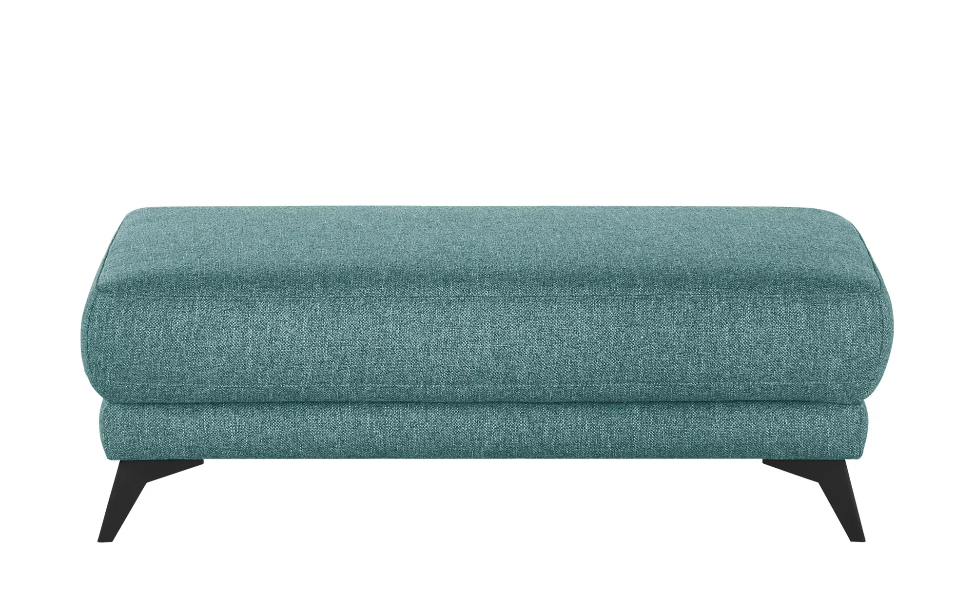 Hocker - türkis/petrol - 126 cm - 44 cm - 66 cm - Polstermöbel > Hocker - M günstig online kaufen