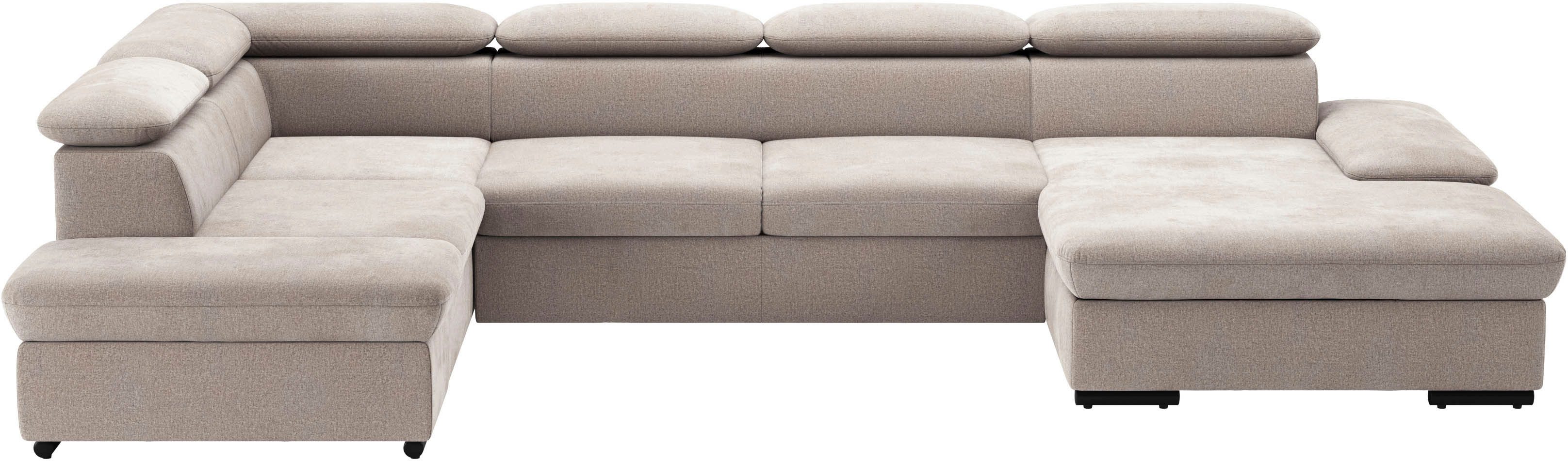 sit&more Wohnlandschaft "Alcudia U-Form", wahlweise mit Bettfunktion günstig online kaufen
