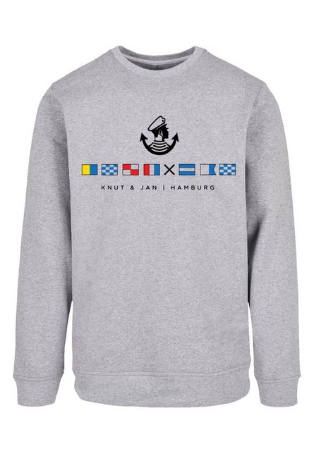 F4NT4STIC Kapuzenpullover Herren Sweatshirt Seglerfahnen Knut & Jan Hamburg günstig online kaufen