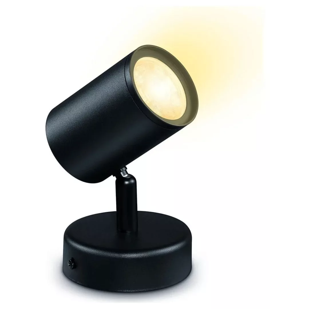 WiZ Imageo LED-Spot1-flg. 2.700-6.500 K, schwarz günstig online kaufen