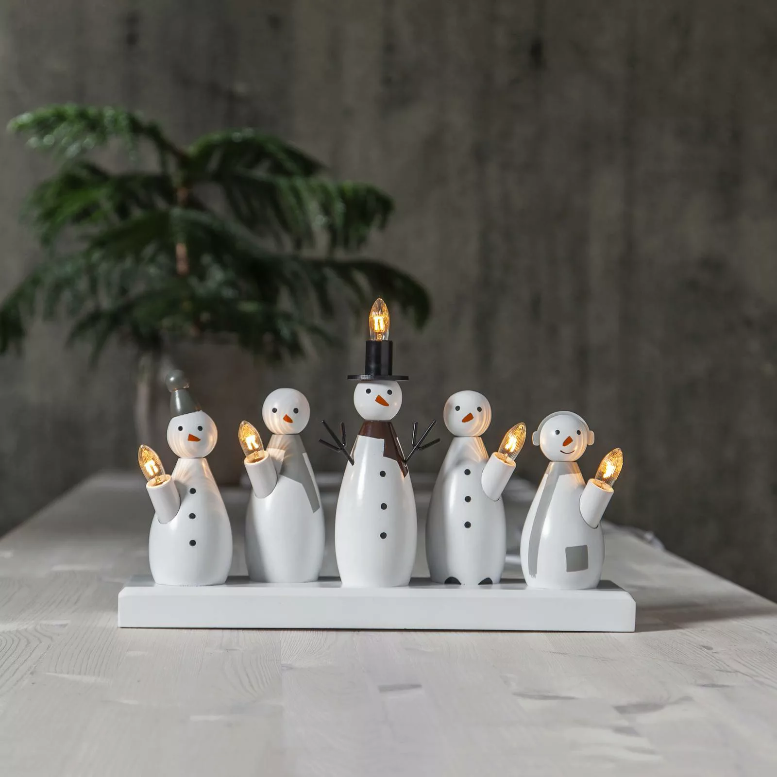 Kerzenleuchter Snowman, fünfflammig günstig online kaufen