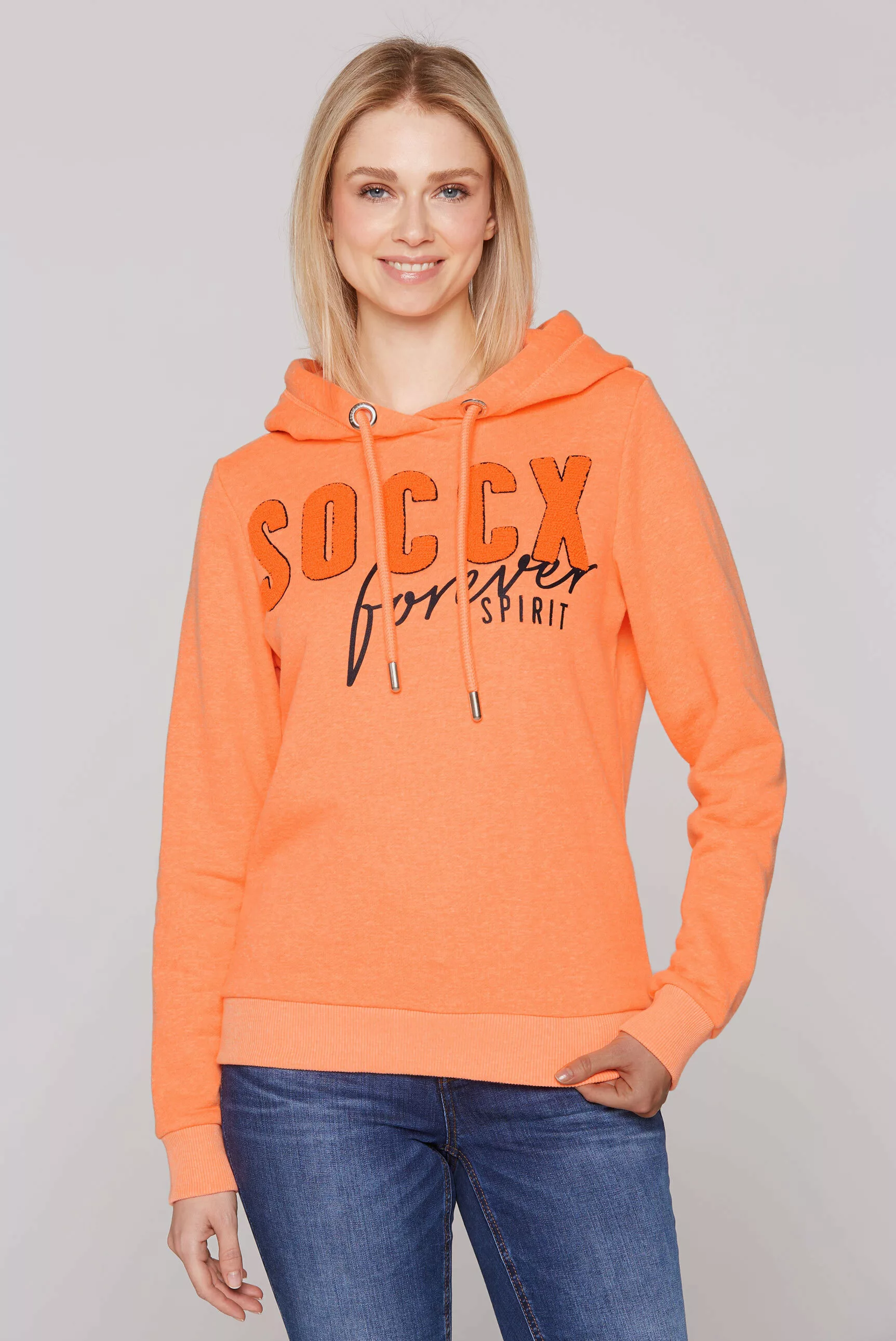 SOCCX Kapuzensweatshirt, in softer Haptik günstig online kaufen