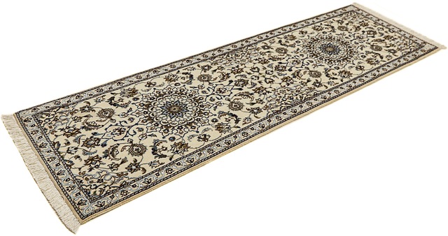 morgenland Orientteppich »Perser - Nain - Royal - 199 x 62 cm - beige«, rec günstig online kaufen