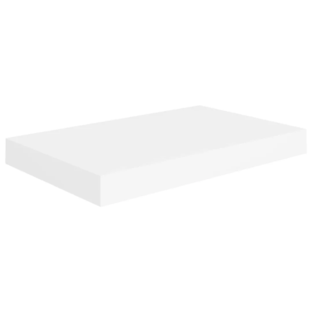 Schwebendes Wandregal Weiß 40x23x3,8 Cm Mdf günstig online kaufen